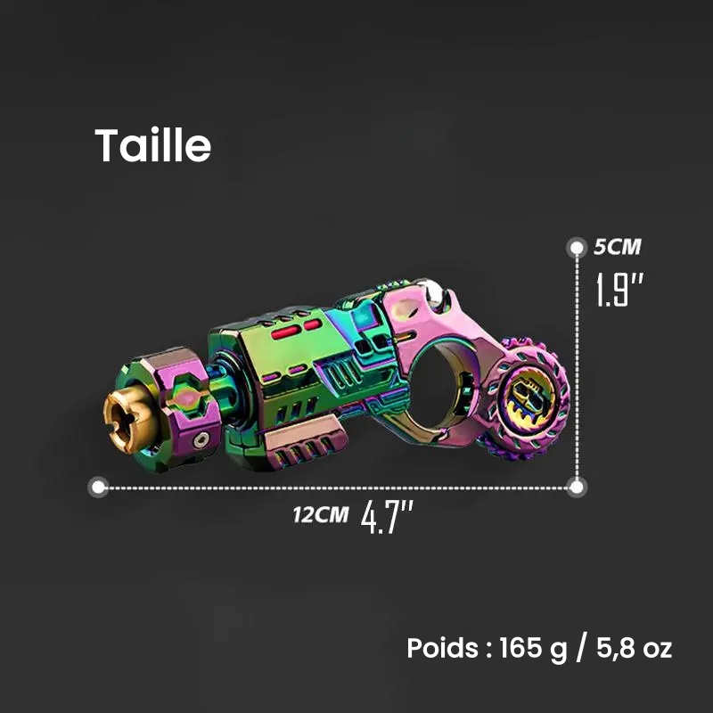 Fusil miniature jouet en alliage métallique avec projectiles souples et fonction d'éjection