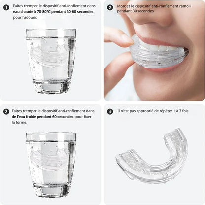 Protège-dents anti-ronflement et bruxisme