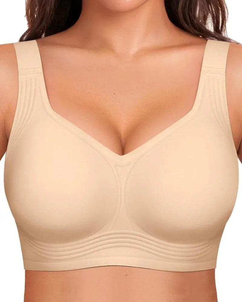 Soutien-gorge lissant en gel confortable, sans armatures et à couvrance totale
