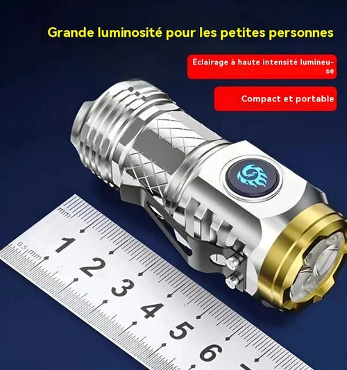 🔥Lampe torche miniature super puissante Monstre à trois yeux