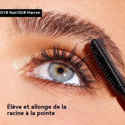 Duo de mascaras gainants noir et marron pour un maquillage des cils sublime.