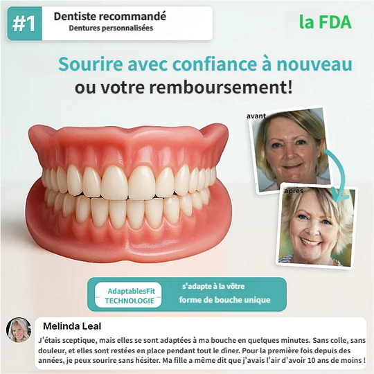 🌎Dernière chance ! 70 % de réduction sur la prothèse dentaire complète médicale à forte succion, aujourd‘hui seulement !