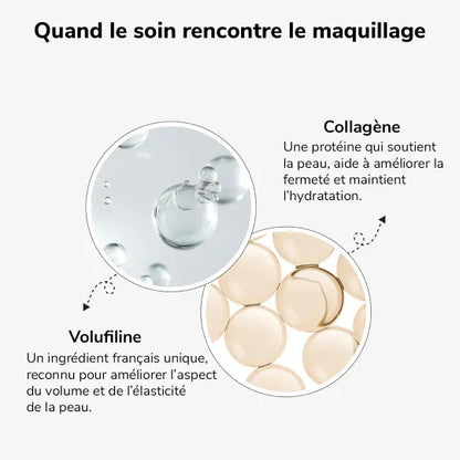 Fond de teint 2-en-1 avec pinceau intégré