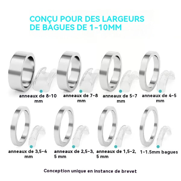 Ajusteur de taille de bague pour bagues trop grandes