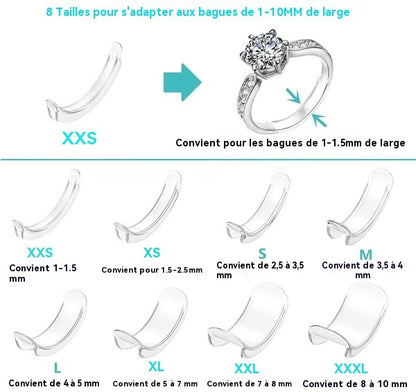 Ajusteur de taille de bague pour bagues trop grandes