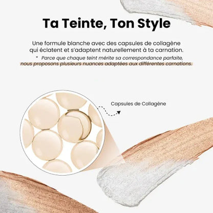 Fond de teint 2-en-1 avec pinceau intégré