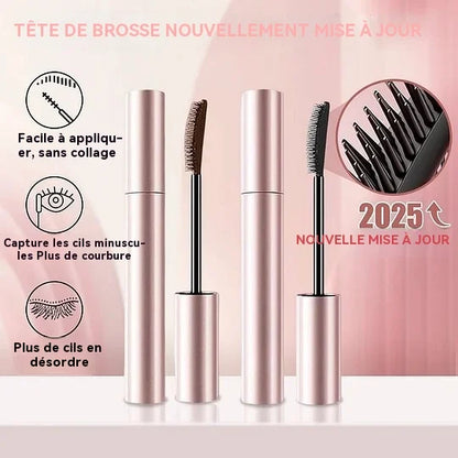 Duo de mascaras gainants noir et marron pour un maquillage des cils sublime.