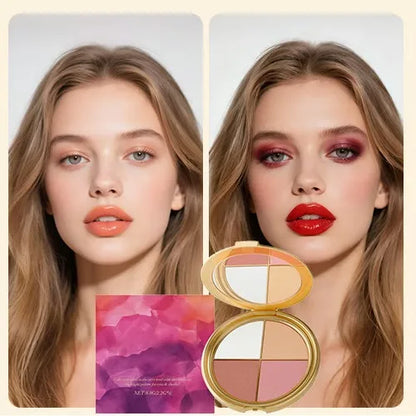 Palette Tout-en-Un Highlighter, Fard à Paupières & Blush