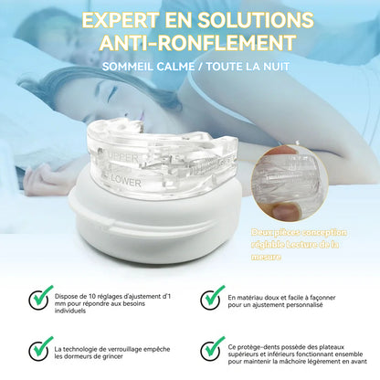 Protège-dents anti-ronflement et bruxisme