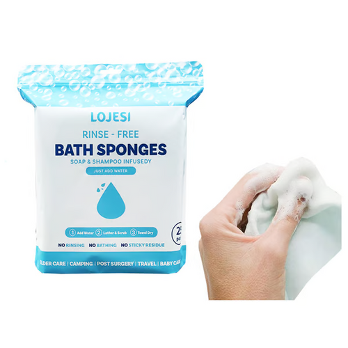 Lingettes de douche jetables sans rinçage