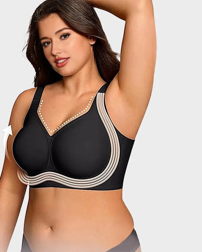 Soutien-gorge lissant en gel confortable, sans armatures et à couvrance totale