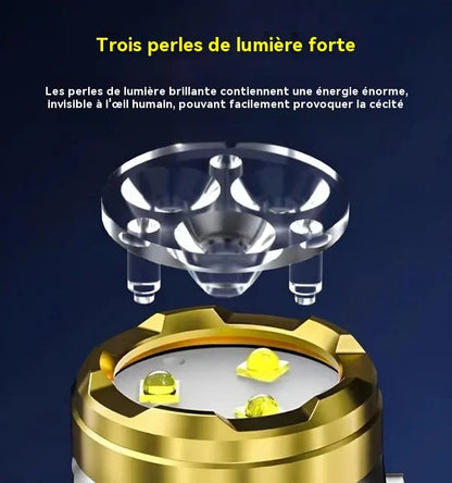 🔥Lampe torche miniature super puissante Monstre à trois yeux