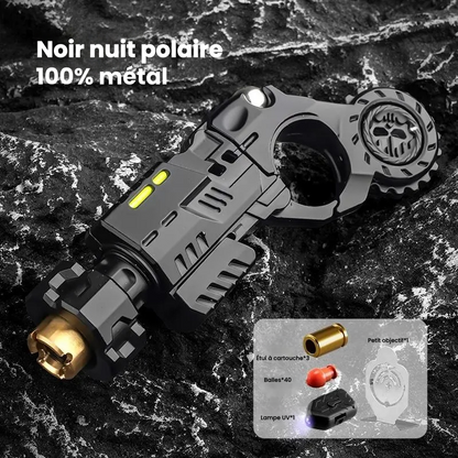 Fusil miniature jouet en alliage métallique avec projectiles souples et fonction d'éjection