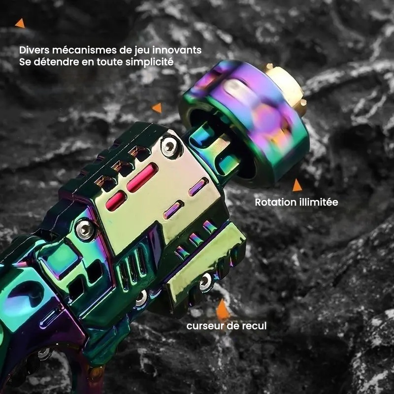 Fusil miniature jouet en alliage métallique avec projectiles souples et fonction d'éjection