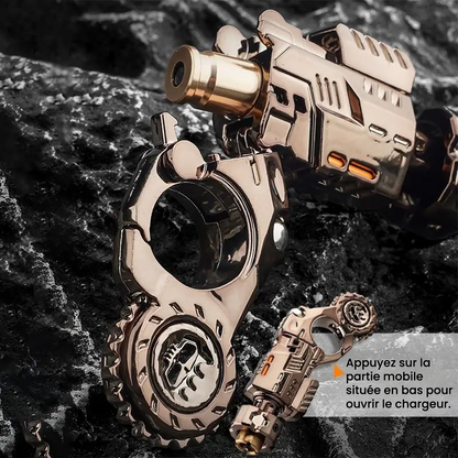 Fusil miniature jouet en alliage métallique avec projectiles souples et fonction d'éjection