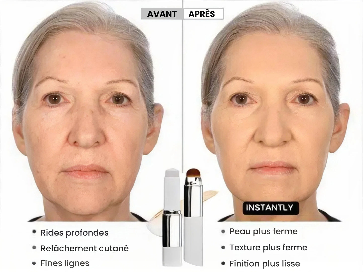 Stick de fond de teint coréen à couleur changeante - 1 ACHETÉ = 1 OFFERT